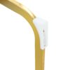 Luxurious And Minimalist Chair Covers, 2 High Elasticity Dining Chairs Arched Legs - Black / Gold - Image 10