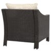 Antibes - 4 Pieces Wicker Chat Set - Brown / Beige - Image 6