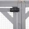 Outdoor Cat House, Diy Cat Enclosure Catio With Double Enter Doors - Light Gray - Image 15