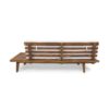 Hillcrest - V Shaped 4 Piece Sof Set With Coffee Table Cushions, Sandblast Finish - White - Image 8
