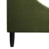 Aspen - Queen Vertical Tufted Modern Headboard Platform Bed Set - Olive Green - Image 9
