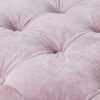 Modern Velvet Upholstered Ottoman, Exquisite Small End Table, Soft Foot Stool, Dressing Makeup Chair, Comfortable Seat For Living Room, Bedroom, Entrance - Pink - Image 15