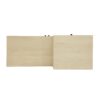 2 Door Shoe Cabinet With 1 Drawer, Freestanding Modern Shoe Storage Cabinet, For Entryway - Natural - Image 13