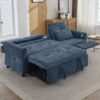 2 In 1 Sofa, 3 Seater Sofa With Sofa Bed And Reversible Recliner - Blue - Image 9