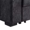 Toby - Reversible Sleeper Sectional Sofa With Storage Chaise Cup Holder Charging Ports And Pockets - Black - Image 9