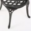 Bono Metal Bistro Set - Black - Image 23