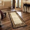 Nature's Nest - 2'7" X 7'3" Lodge Area Rug - Multi / Black - Image 4