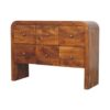 Darcy - 3 Over 3 Drawer Chest - Brown - Image 3