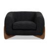Alpine - Sherpa Arm Chair - Ebony Black - Image 2