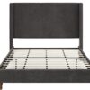 Harper - Tall Headboard Upholstered Bed With High Headboard - Gray - Image 3