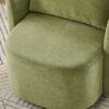 360° Swivel Chair, Accent Barrel Armchair, Upholstered With Curved Design - Green - Image 16