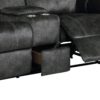 Sonet - Domino Reclining Sofas - Gray - Image 2