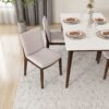 Laura - Mid-Century Modern Dining Chair (Set of 2) - Beige - Image 11