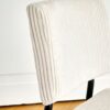 Modern Dining Chair Fabric Upholstered Chairs With Black Metal Legs For Home And Bedroom (Set of 2) - Beige - Image 9