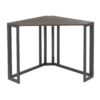 Roman - Industrial Corner Desk - Black / Espresso - Image 5