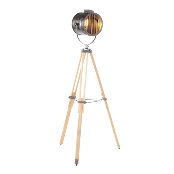 Ahoy - Industrial Floor Lamp - Natural / Antique
