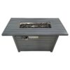 Outdoor Fire Pit Table & Lid - Dark Gray - Image 2