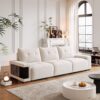 3 Seater Sofa Couch For Living Room, Modern Couches For Small Space, Cat Nest Sofa, For Cat Friendly, Comfy Couch With Waterproof And Cat Scratch Resistant Fabric - Image 3