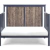 Connelly - 4 In 1 Convertible Crib - Midnight Blue / Vintage Walnut - Image 5