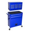 High Capacity Rolling Tool Chest With Wheels And Drawers, 8 Drawer Tool Storage Cabinet - Blue - Image 6