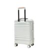 28" Luggage Lightweight Suitcase Tsa Lock USB Port Luggage Wheel Lock Artificial Leather Top Handle Spinner Wheels - Creamy White - Image 7