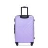 3 Piece Luggage Sets Lightweight Suitcase With Two Hooks, Spinner Wheels, Tsa Lock, (20/24/28) - Light Purple - Image 10