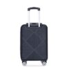 2 Piece Luggage Sets Lightweight Suitcase, Spinner Wheels, (20/14) - Black - Image 18