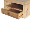Chunky Floating Bedside Table - Brown - Image 3
