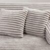 Modern 2291-G Sofa, Comfortable Cloud Sofa, Soft Plush Corduroy Interior With Square Armrests, Living Room Or Bedroom - Gray - Image 7