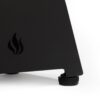28" Tabletop Fire Pit, Propane Gas Fire Pit With Quick Connect Joint, Glass Wind Guard And Lava Rock, Outdoor Portable Tabletop Fire Pit - Black - Image 10