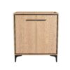 Bathroom Vanity Base With Storage Cabinet, Engineering Wood - Oak - Image 3
