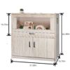 Guinea Pig Cages, Hamster Cage Wood With Independent Storage Cabinet, House For Rat Chinchilla With Guinea Pig Hutch And Bridge, Openable Top With Acrylic Sheets - Natural Wood - Image 3
