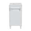 Bathroom Vanity With Top Sink, Modern Bathroom Storage Cabinet & 2 Drawers And A Tip-Out Drawer, Single Sink Bathroom Vanity - White - Image 15