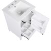 Modern 20.3" Bathroom Vanity With Sink, Functional Drawer, Soft Closing Door - White - Image 20