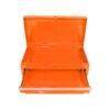 Rolling Tool Chest, 5 Drawer Tool Box Organizer With Lockable Wheels & Sliding Drawers & Detachable Top & Adjustable Shelf, Tool Storage Cabinet For Garage Workshop - Orange - Image 9