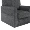 360 Degree Swivel Chair Accent Barrel Armchair With Side Pockets, Compact Design For Living Room, Bedroom, Office - Gray - Image 20
