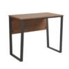 Computer Desk With Metal Legs - Dark Coffee - Image 4