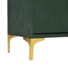 Modern Light Luxury Style Large Storage Space Sideboard With 4 Doors And Rebound Device - Olive Green - Image 11