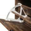 4 Door Shoe Rack, Freestanding Modern Shoe Storage Cabinet, For Entryway - Burly Wood - Image 15