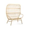 Palos - Outdoor Wicker Loveseat - Light Brown - Image 6