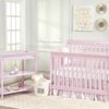 Riley - 4 In 1 Convertible Crib - Pink - Image 7
