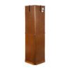 6 Shelf Corner Curio Display Cabinet With Lights, Mirrors And Adjustable Shelves (E26 Light Bulb Not Included) - Oak - Image 8
