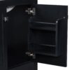 Bathroom Vanity With Single Sink, Combo Cabinet Undermount Sink, Bathroom Storage Cabinet With 2 Doors And A Drawer, Soft Closing, Multifunctional Storage, Solid Wood Frame - Black - Image 17