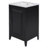 Modern Freestanding 20.3" Bathroom Vanity With Sink, Functional Drawer, Soft Closing Door - Black - Image 16