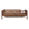 Twin Size Daybed Bed With Two Drawers - Walnut - Image 2