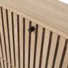 2 Door Shoe Rack, Freestanding Modern Shoe Storage Cabinet, For Entryway - Natural - Image 16