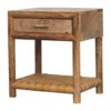 Regency - Woven Nightstand With Drawer - Light Brown - Image 3