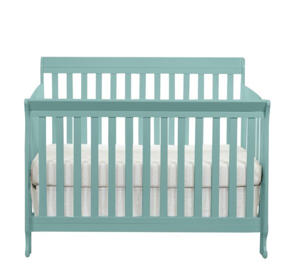 Riley - 4 In 1 Convertible Crib - Turquoise