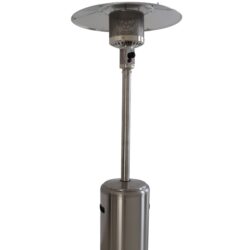 46, 000 Btu Standing Patio Heater - Steel Gray