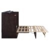 Full Size Murphy Bed With Large Drawers And Elegant Design - Espresso - Image 2